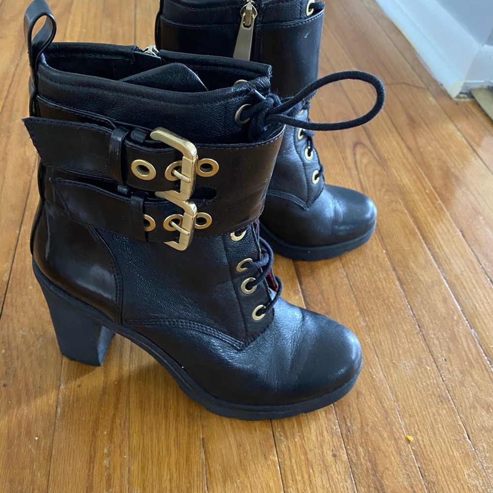 Black Leather Boots